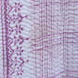Indian kantha bedspread - 835