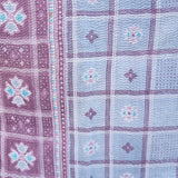 Indian kantha bedspread - 835