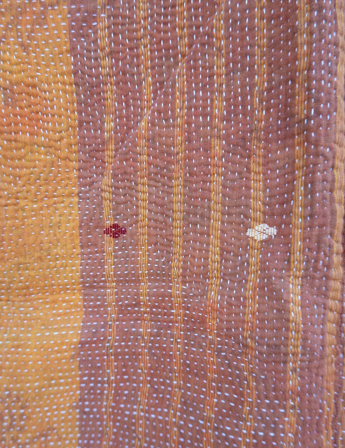 Indian kantha bedspread - 841