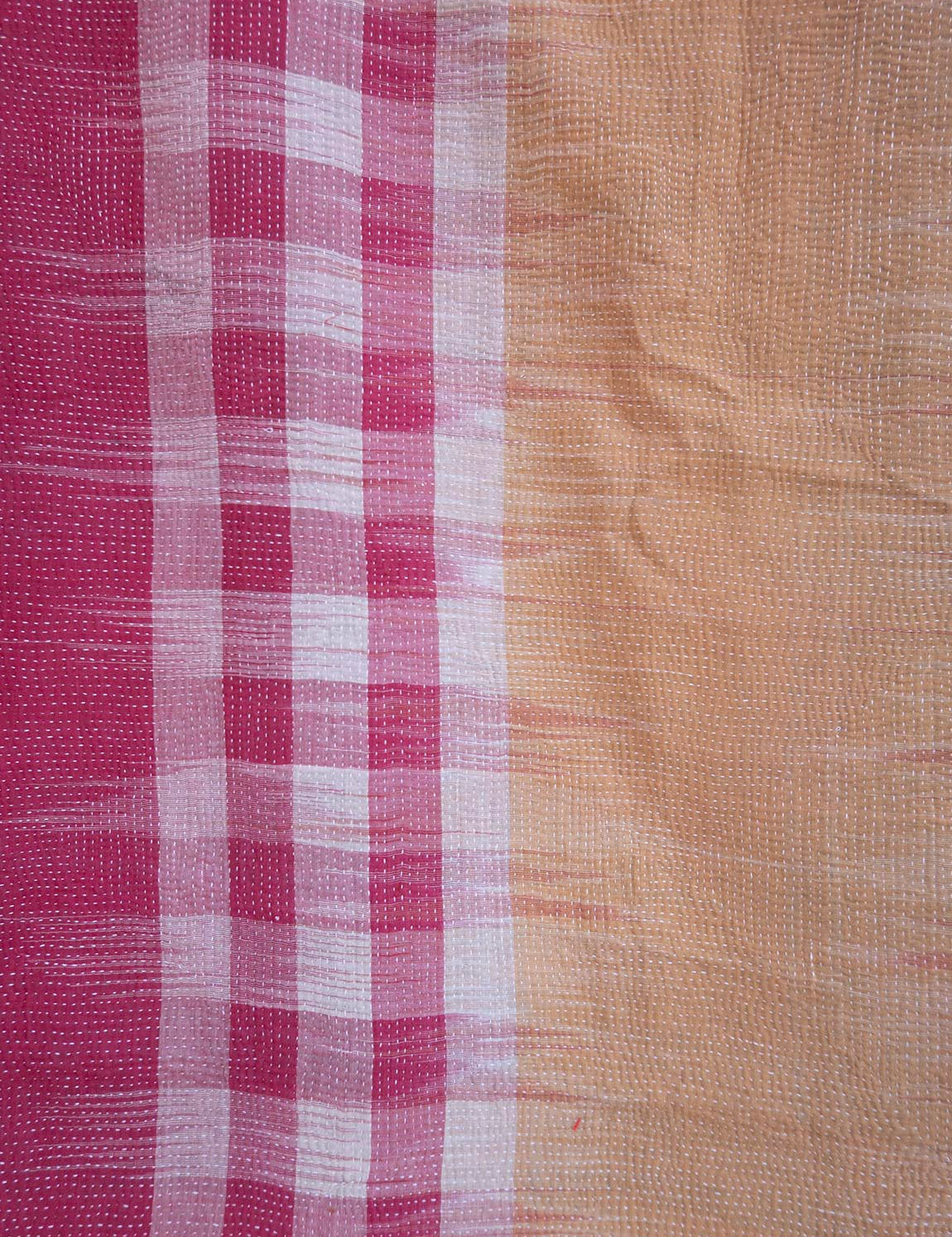 Indian kantha bedspread - 841