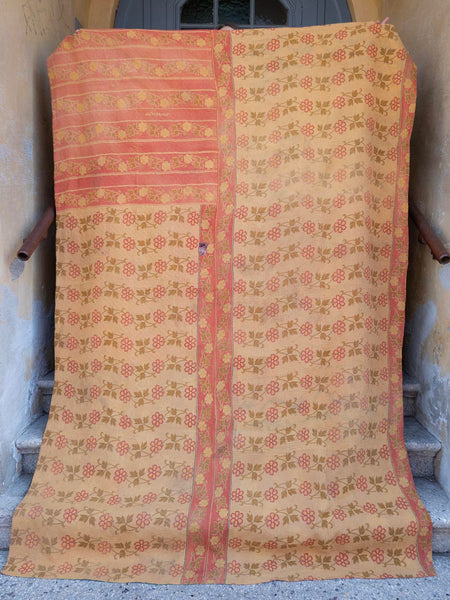 Indisk kantha sengetæppe - 843
