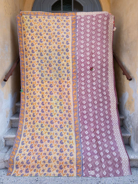 Indisk kantha sengetæppe - 844