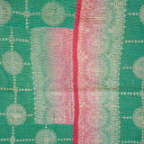 Indian kantha bedspread - 844