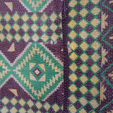 Indian kantha bedspread - 845