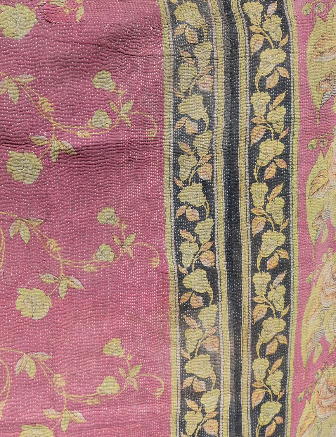 Indisk kantha sengetæppe - 851