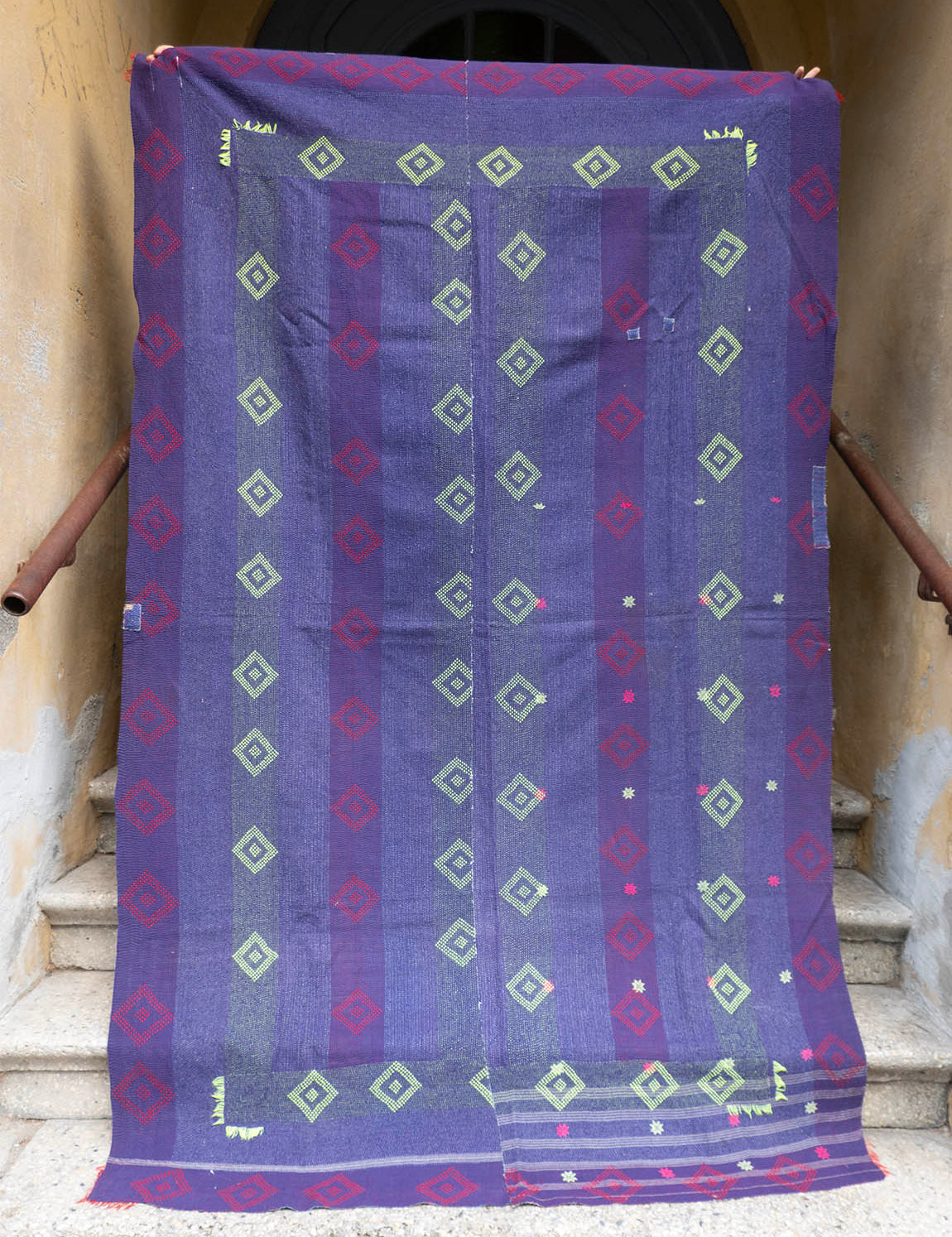 Indisk kantha sengetæppe - 854