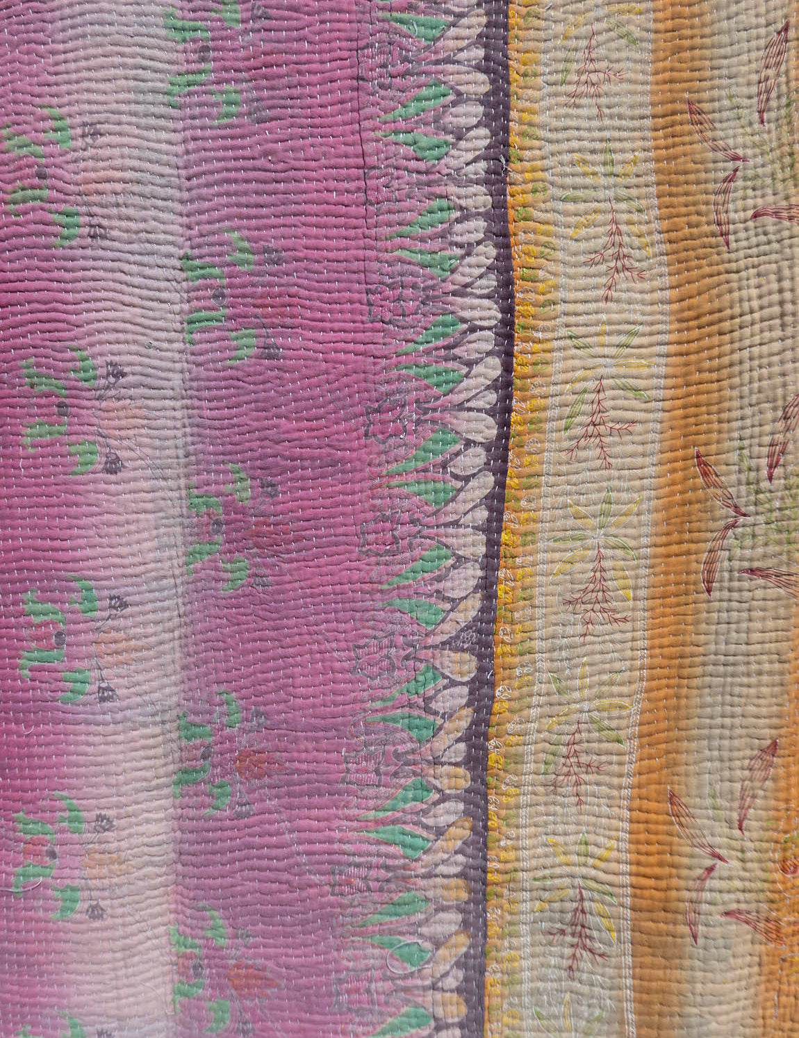 Indisk kantha sengetæppe - 855