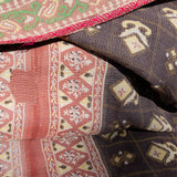 Indisk kantha sengetæppe - 858
