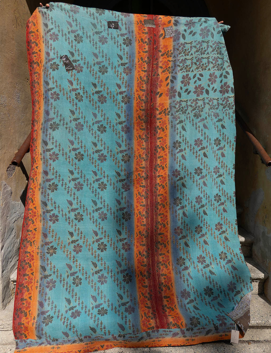 Indisk kantha sengetæppe - 860