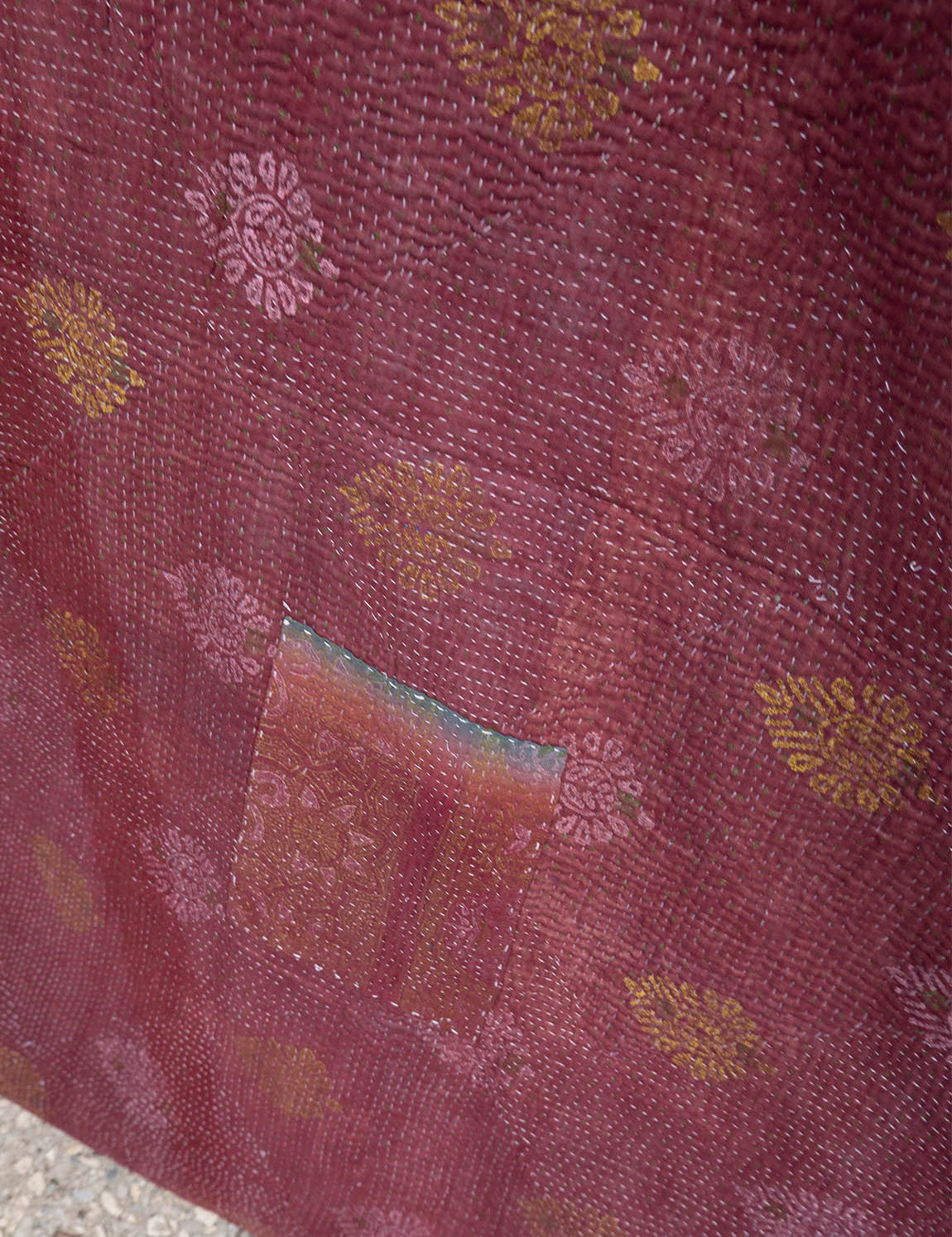 Indisk kantha sengetæppe - 862