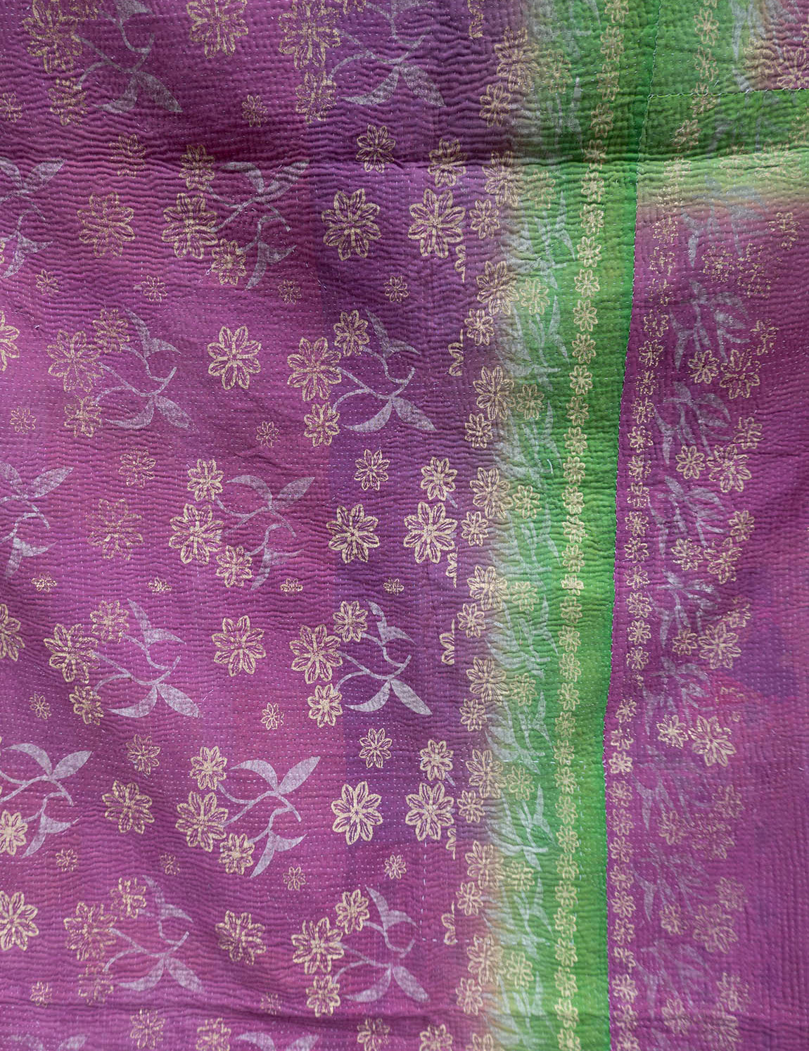 Indisk kantha sengetæppe - 862