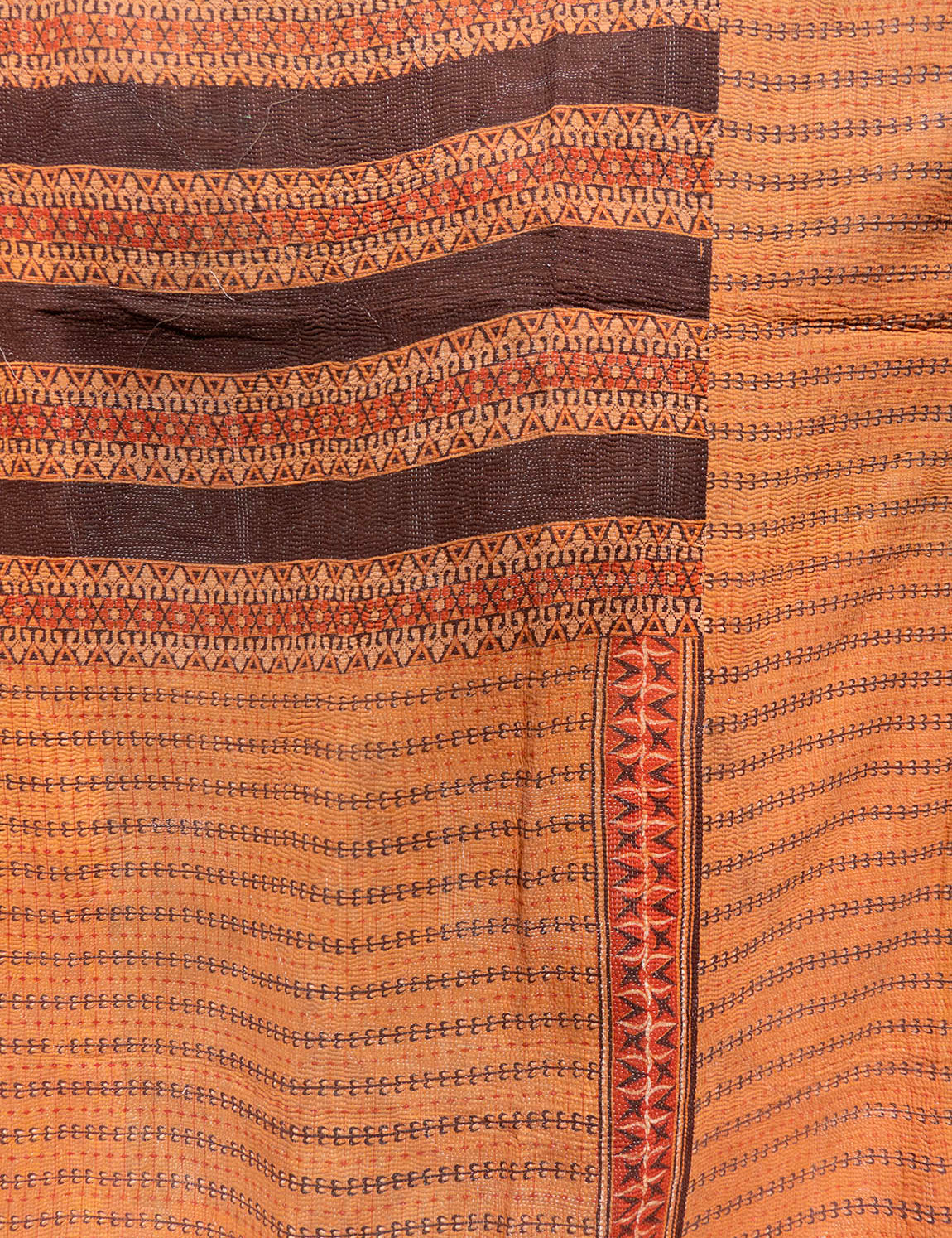 Indisk kantha sengetæppe - 863