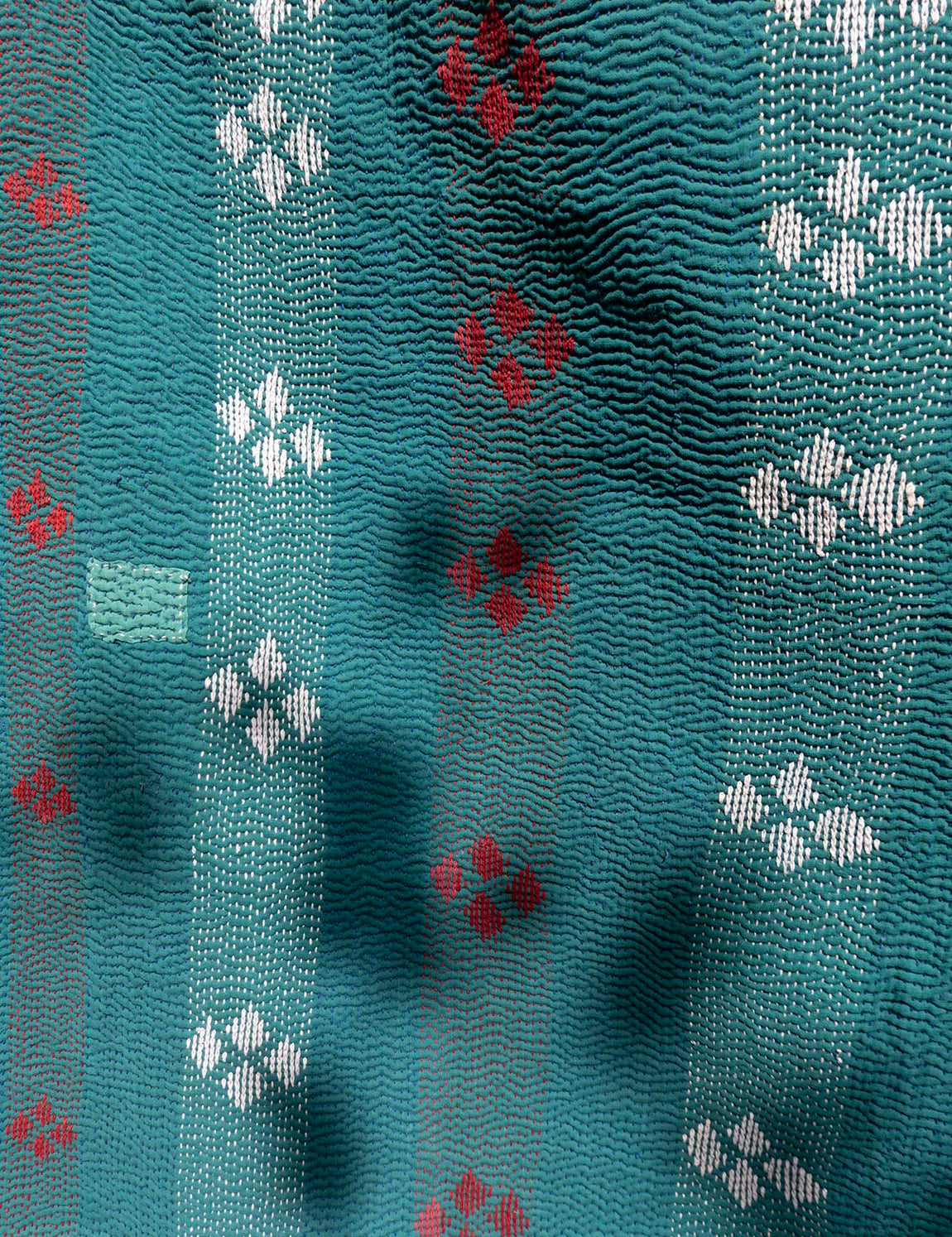 Indian kantha bedspread - 865