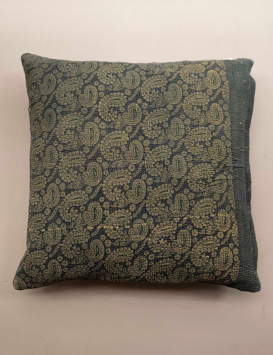 Indisk kantha pude M  - 871