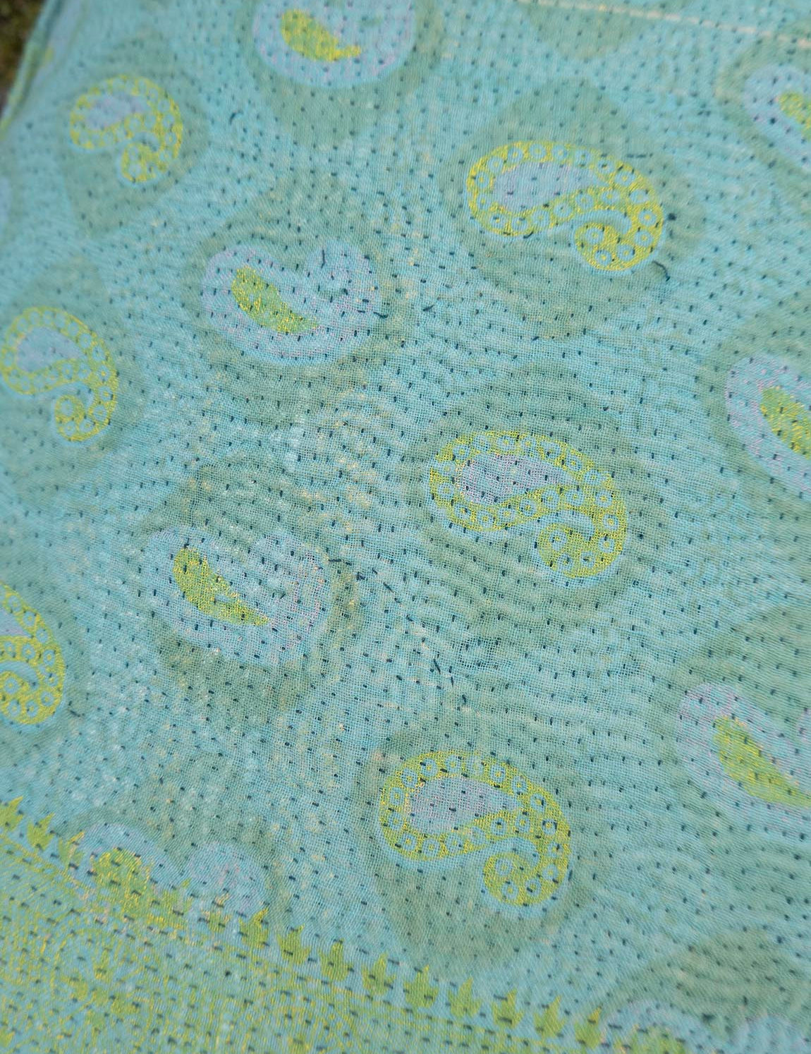 Indisk kantha pude M  - 882