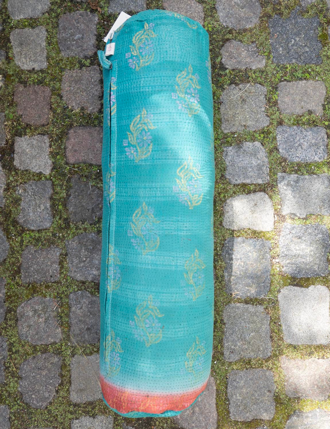 Indisk kantha pude Cylinder - 885