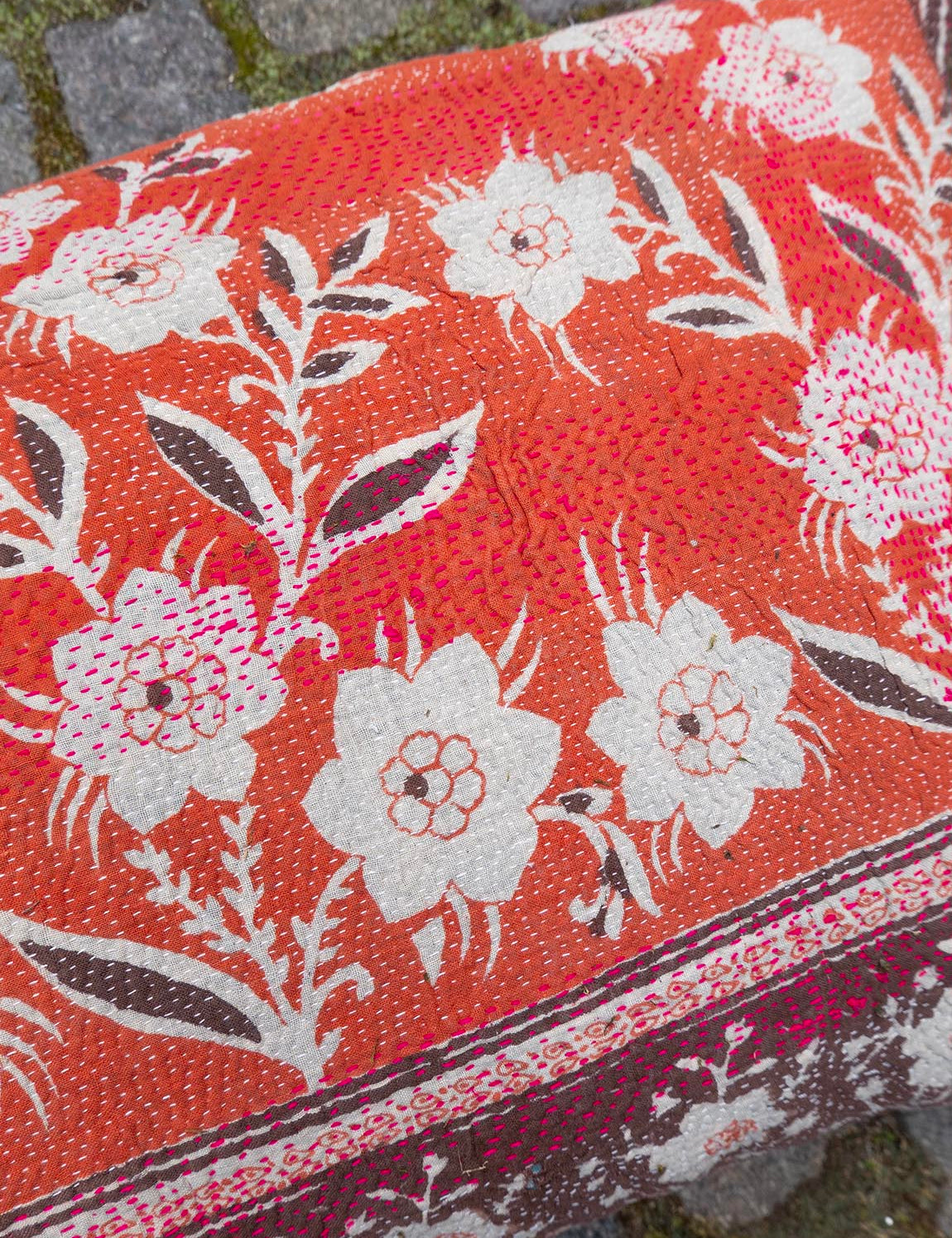 Indisk kantha pude XL - 898