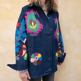Denim Suzani Jacket - 8