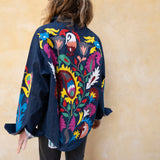 Denim Suzani Jacket - 8