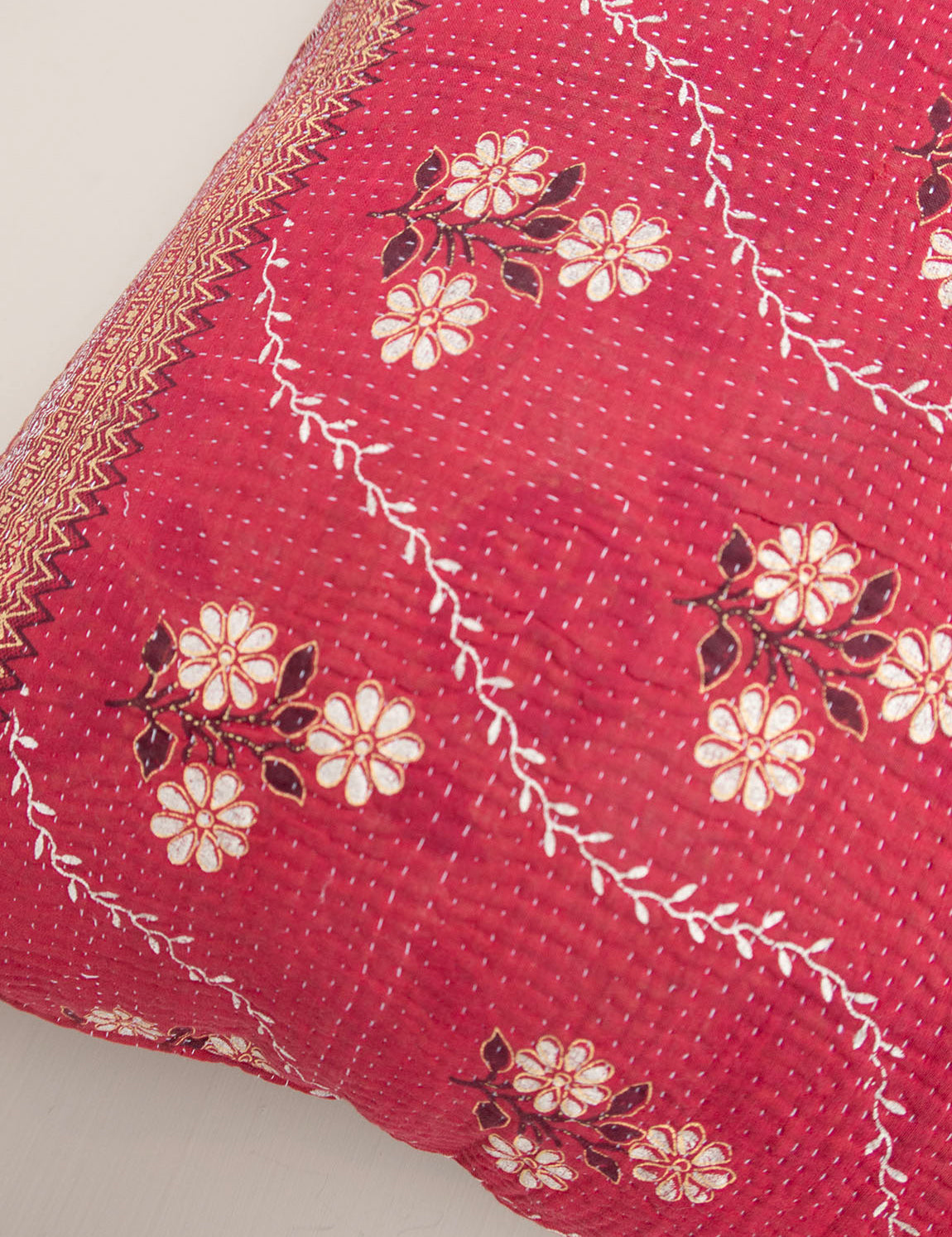 Indisk kantha pude M  - 912