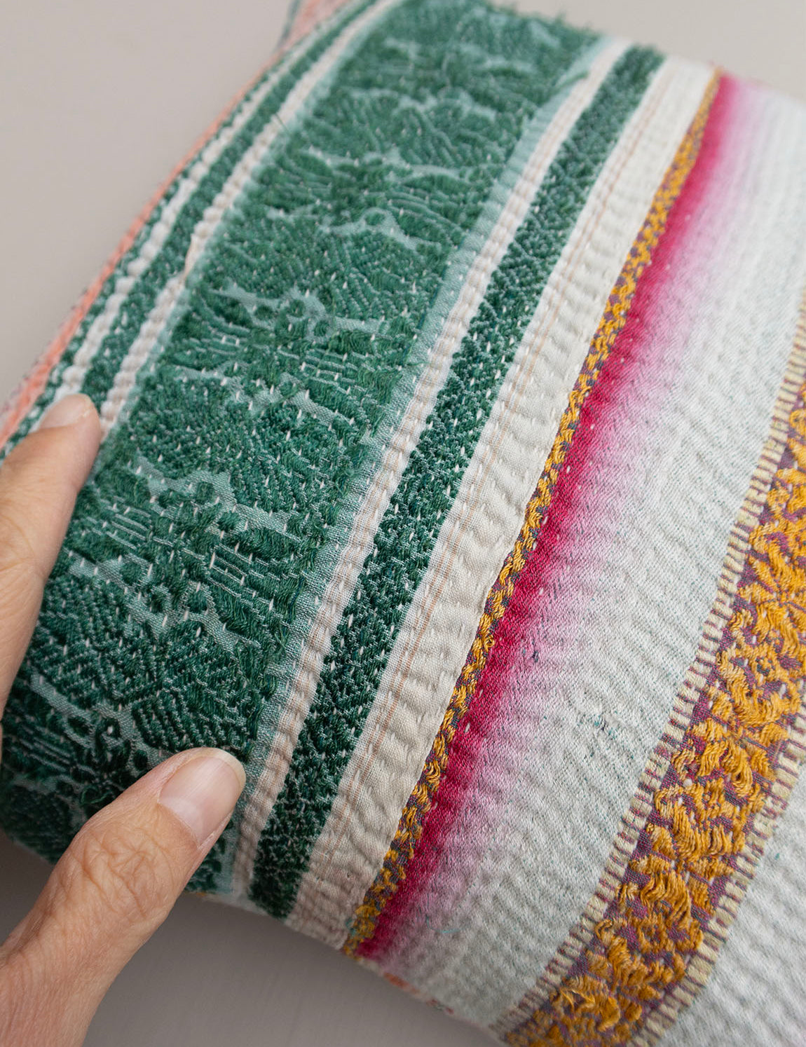 Indisk kantha pude S - 918