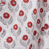 Pyjamas Blockprint - Red Flower