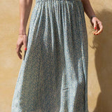Summer Skirt - 93 Mini Blue Flower