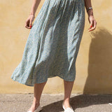Summer Skirt - 93 Mini Blue Flower