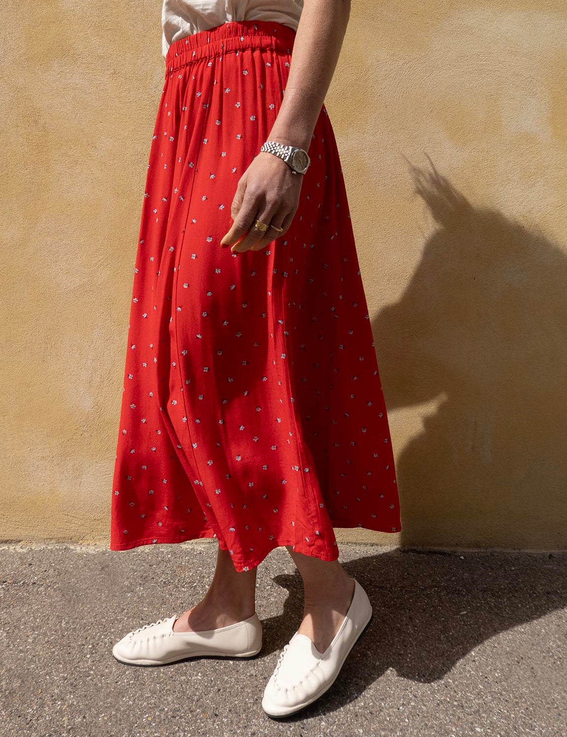 Summer Skirt - 95 Bright Red