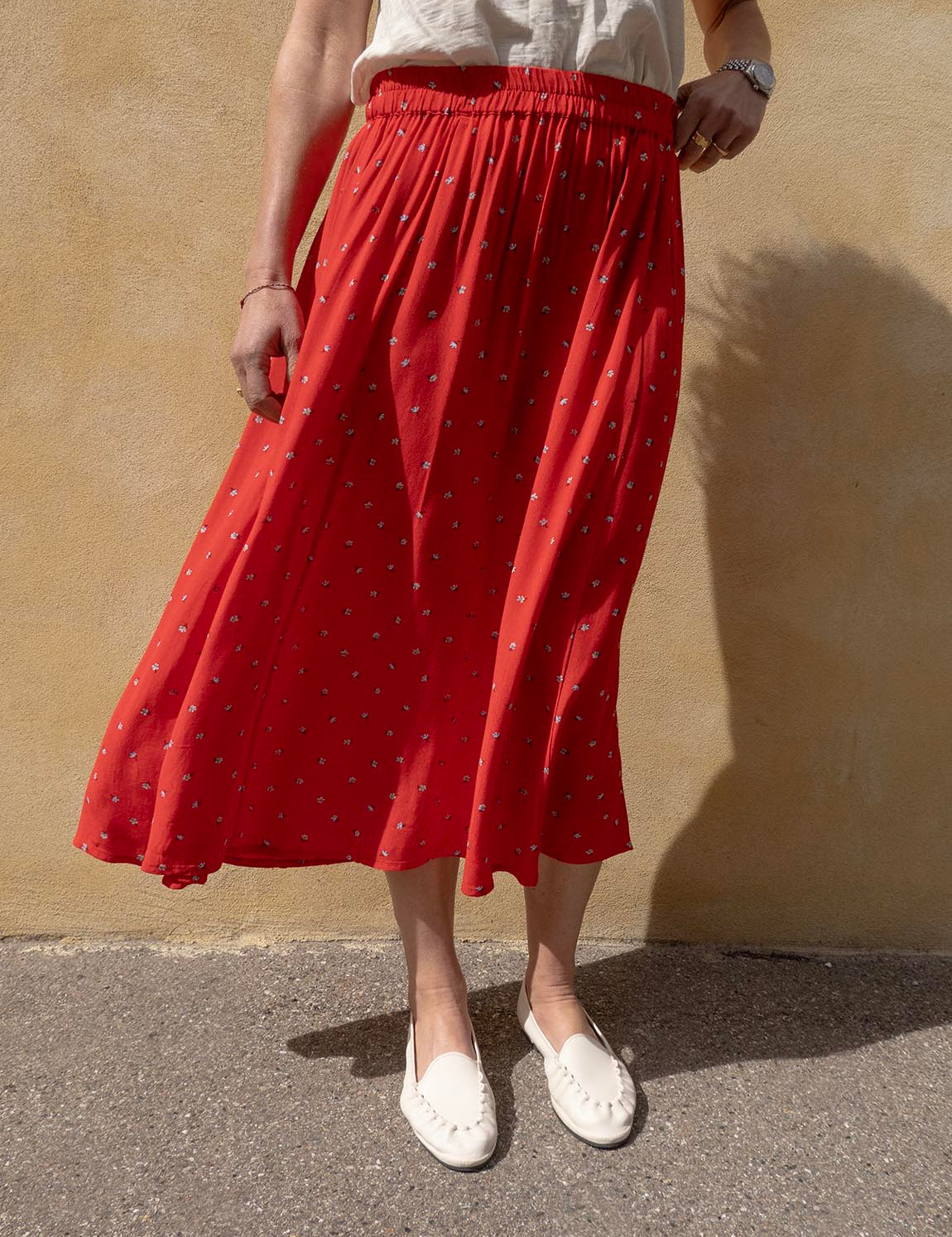 Summer Skirt - 95 Bright Red