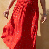 Summer Skirt - 95 Bright Red