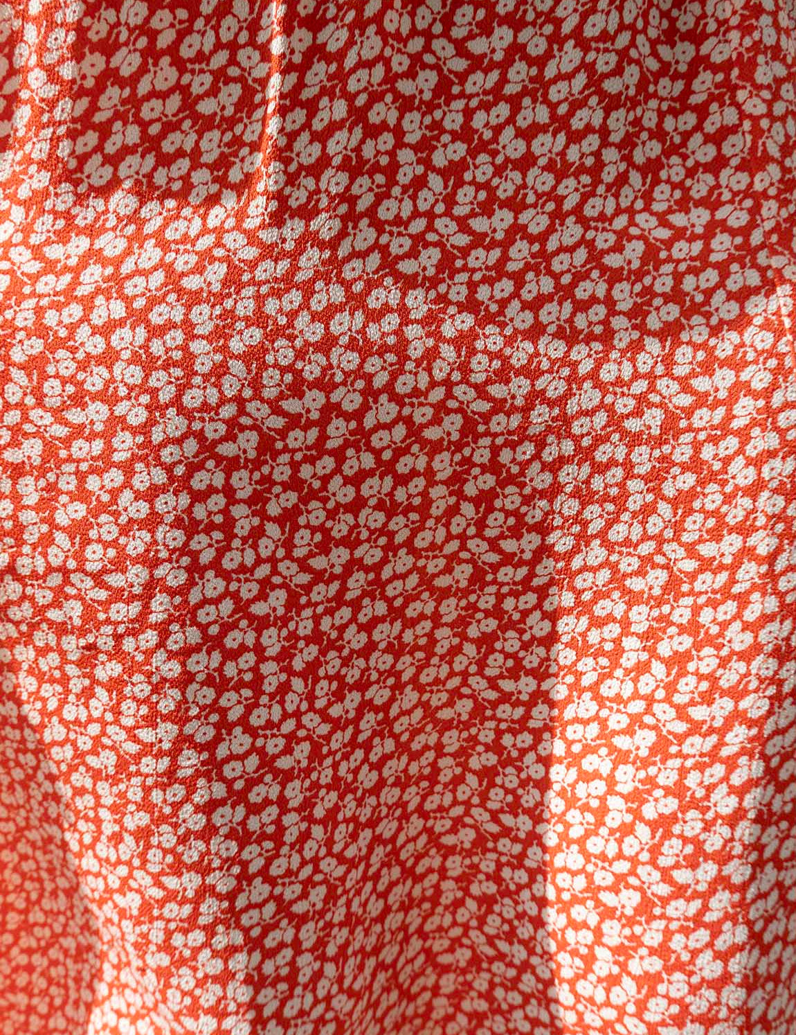 Summer Skirt - 97 Red with Flower