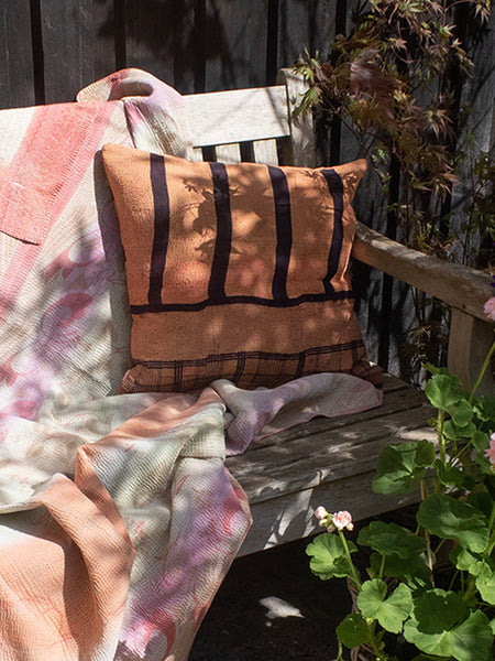 Indian Kantha Pillow M - 98