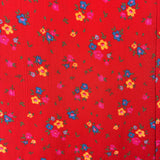 Summer Skirt - 113 Rød m Små Blomster