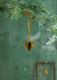 Indian Christmas - Brass Heart Hanger