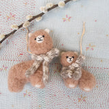 Nepali Felt Alpaca Mom and Baby