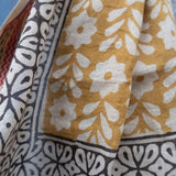 Bagru Scarf - Honey