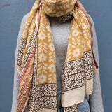 Bagru Scarf - Honey