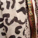 Bagru Scarf - Black Leo