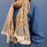 Bagru Scarf - Honey