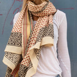 Bagru Scarf - Red Classic