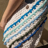 Bali Bag Shopper - White / Stripes