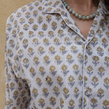 Pyjamas Blockprint - Beige Flower