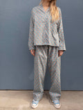 Pyjamas Blockprint Blue