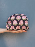 Moon Pouch Blockprint S - Yellow