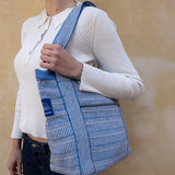 Nepal Stripe Bag - Blue/White