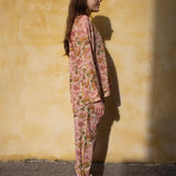 Pyjamas Blockprint - Pink