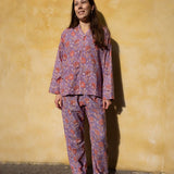 Pyjamas Blockprint - Lavender