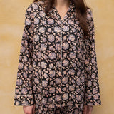 Pyjamas Blockprint - Black