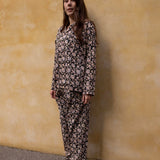 Pyjamas Blockprint - Black